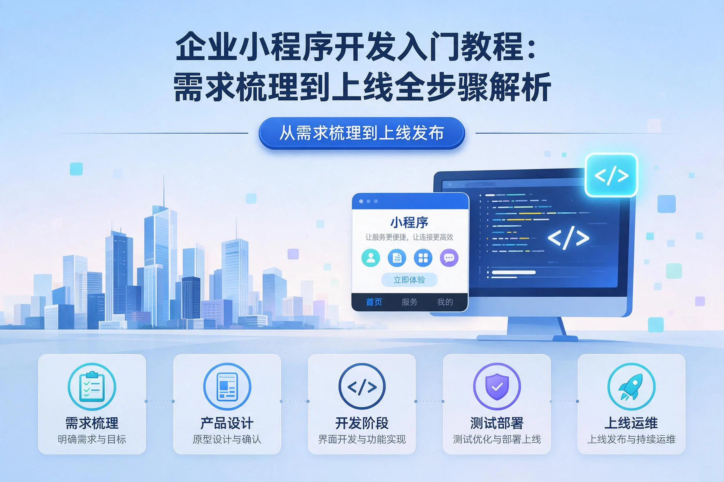 北京企业小程序开发入门教程：需求梳理到上线全步骤解析