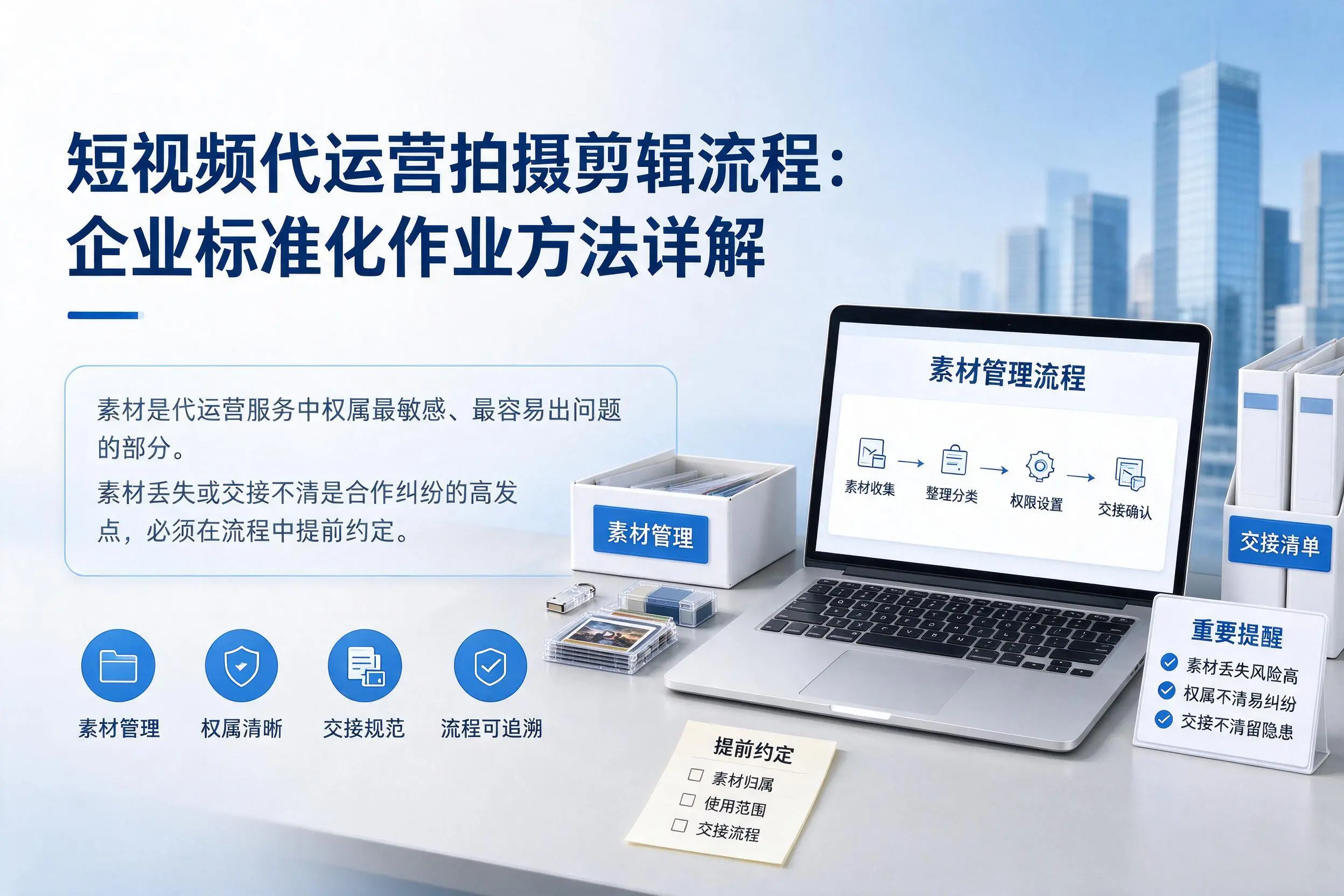 短视频代运营拍摄剪辑流程:北京企业标准化作业方法详解