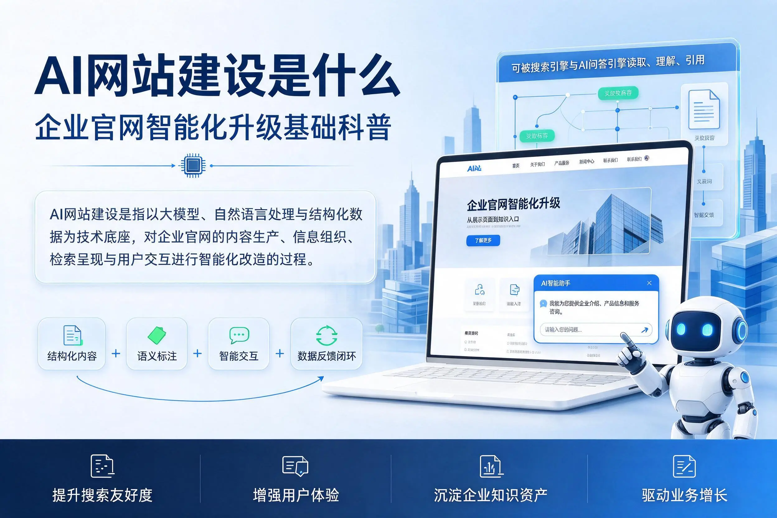 AI网站建设是什么:北京企业官网智能化升级基础科普